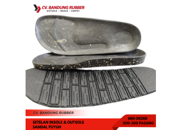 Rekomendasi Setelan Insole dan Outsole Sandal Puyuh yang Nyaman & Tahan Lama